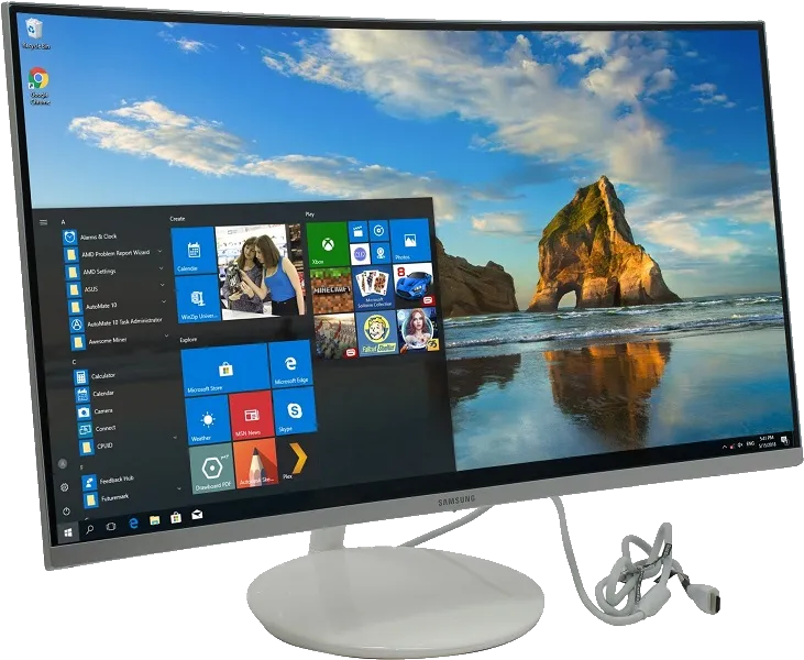 Ремонт цепи питания Samsung C27H711QEI