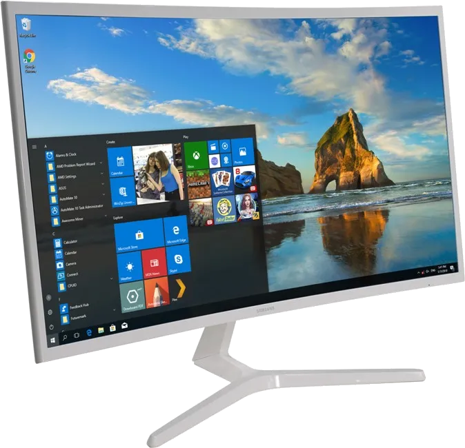 Ремонт цепи питания Samsung C32JG51FDI